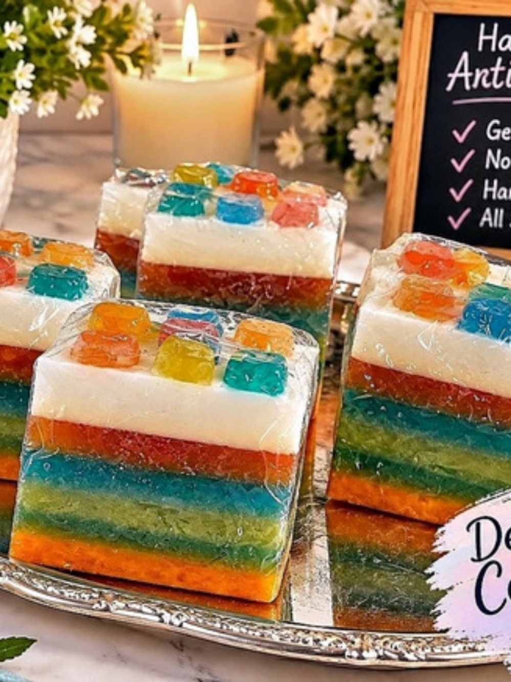 Handmade Artisan Soap Color Block
